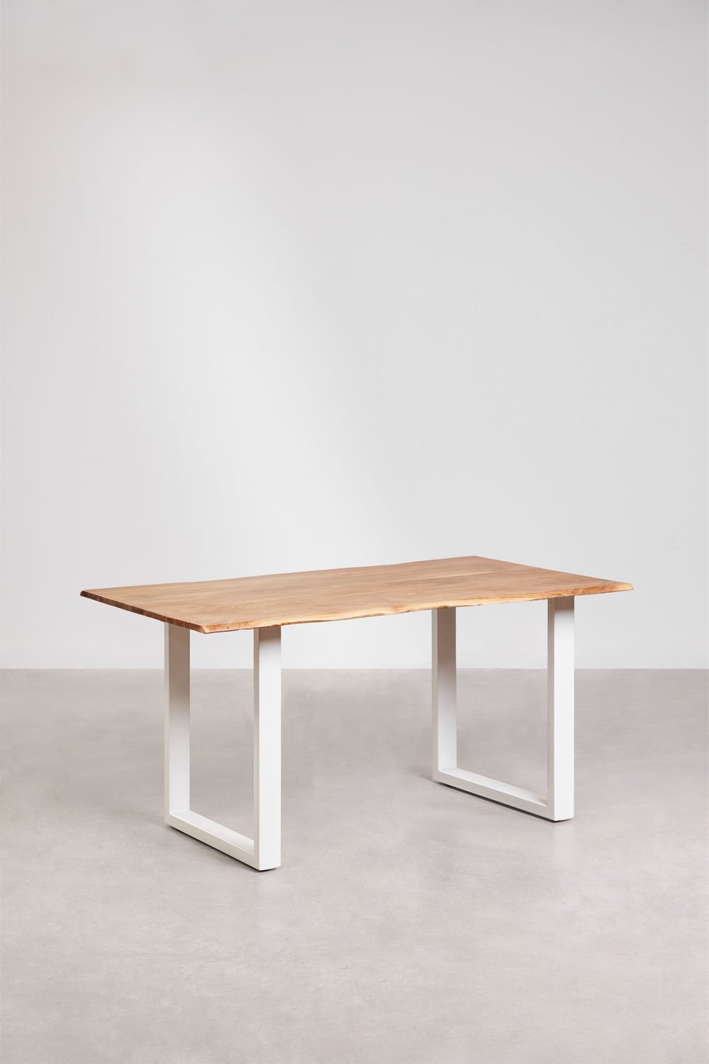 Table à manger rectangulaire en bois d'acacia Sami   , image de la galerie 1