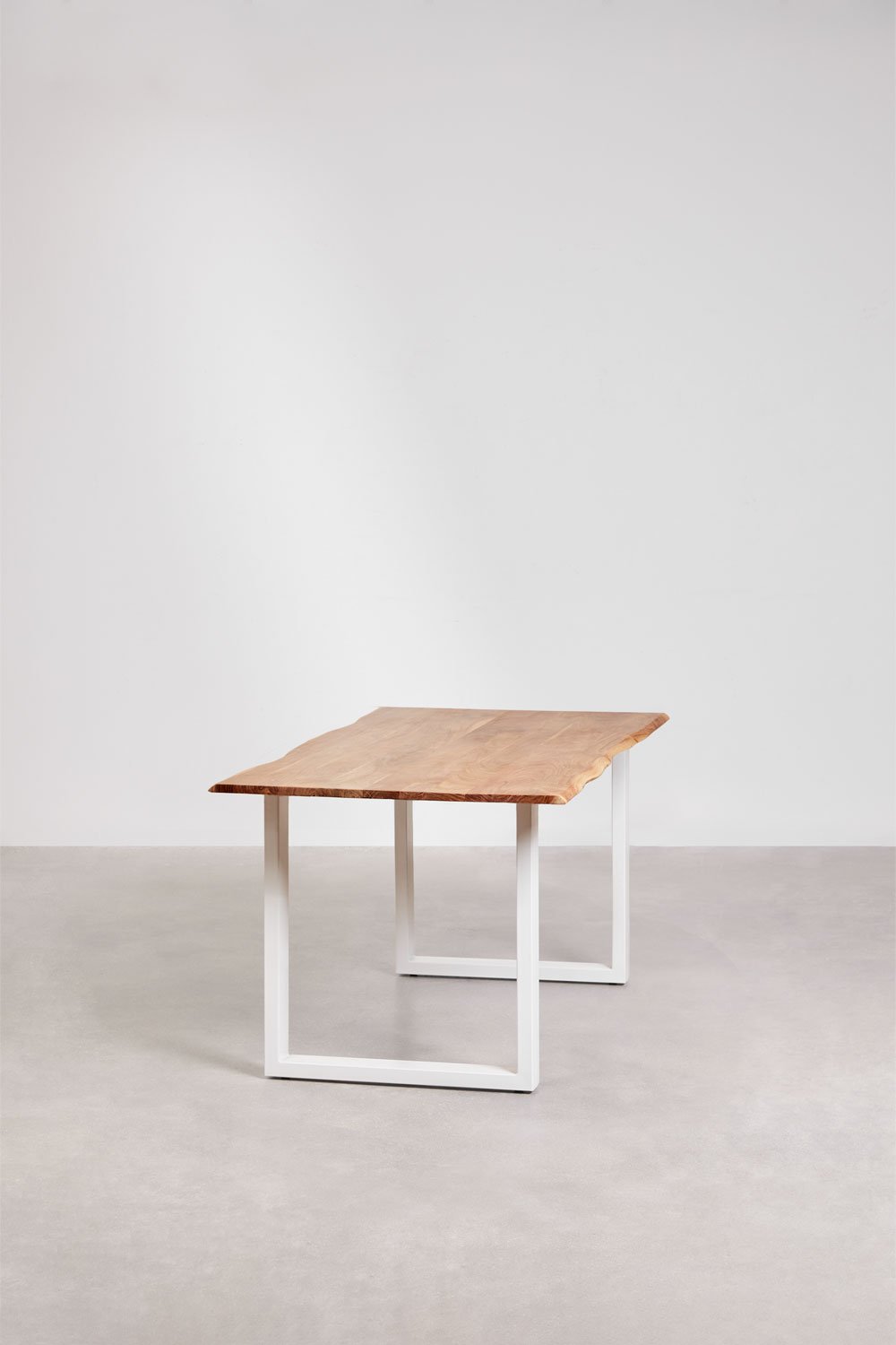 Table à manger rectangulaire en bois d'acacia Sami   , image de la galerie 2
