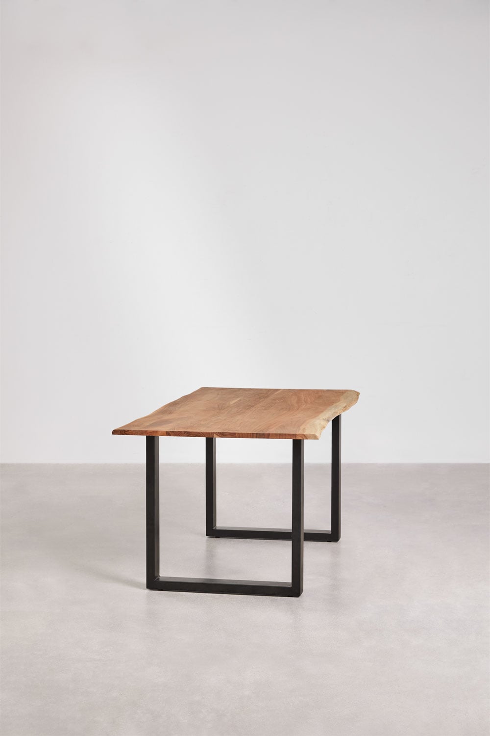 Table à manger rectangulaire en bois d'acacia Sami   , image de la galerie 4