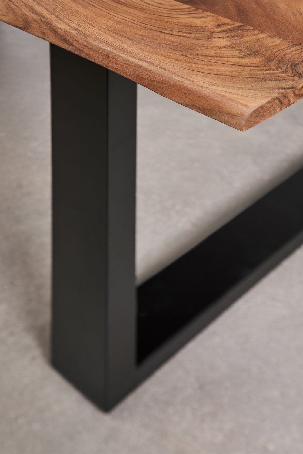 Table à manger rectangulaire en bois d'acacia Sami   , image de la galerie 6