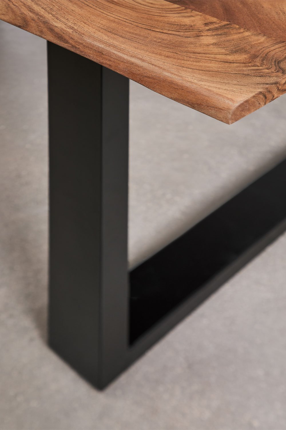 Table à manger rectangulaire en bois d'acacia Sami   , image de la galerie 6