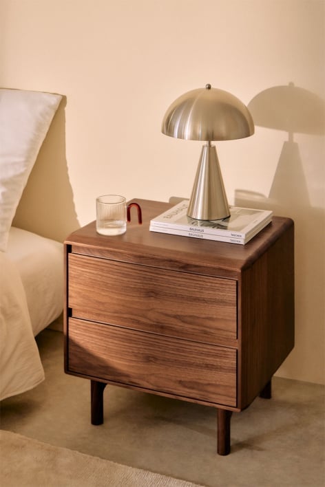 Table de chevet en bois Treveris
