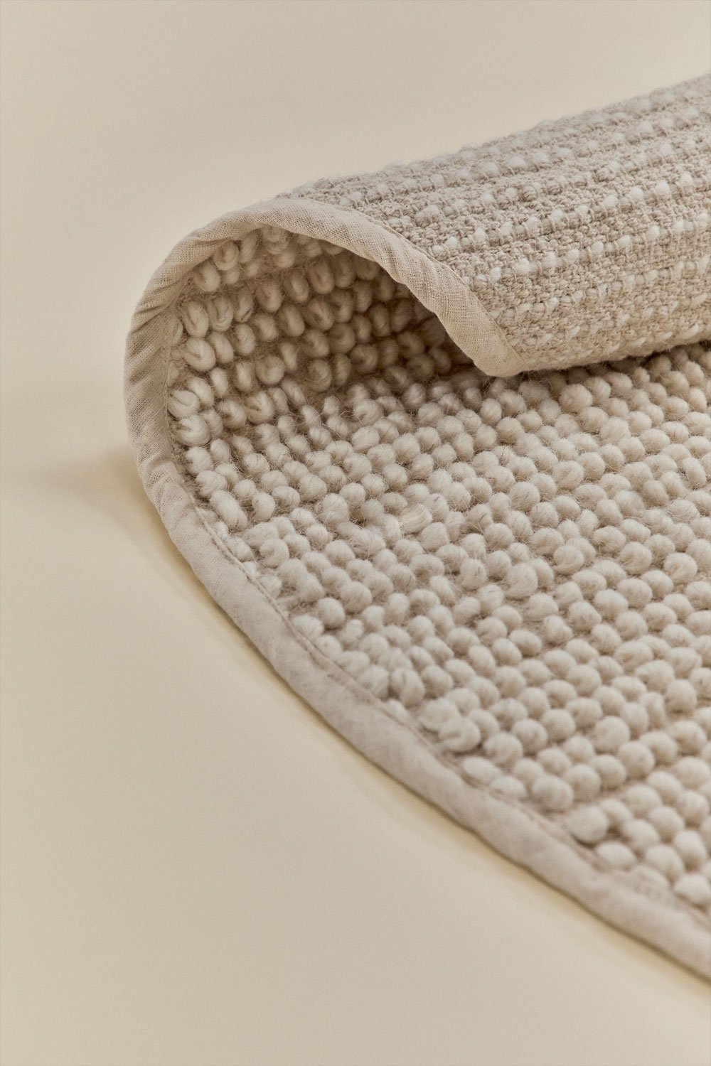 Tapis rond en coton Rambin, image de la galerie 3