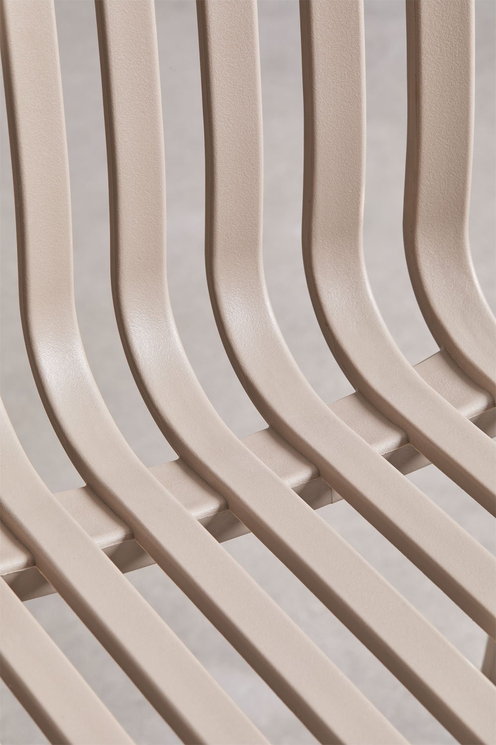 Tabouret de jardin empilable en polypropylène Wendell, image de la galerie 7