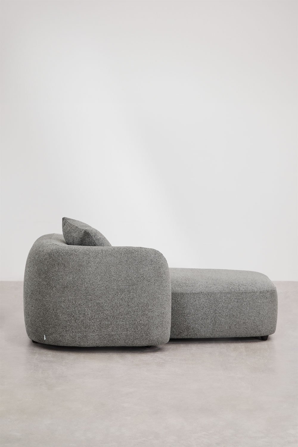 Module de chaise longue gauche pour canapé modulaire en chenille Coco, image de la galerie 5