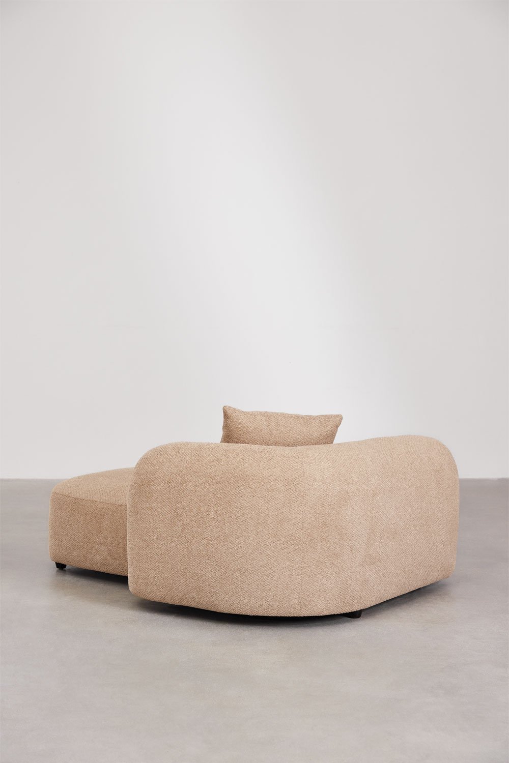 Module méridienne droite pour canapé modulaire en chenille Coco, image de la galerie 4