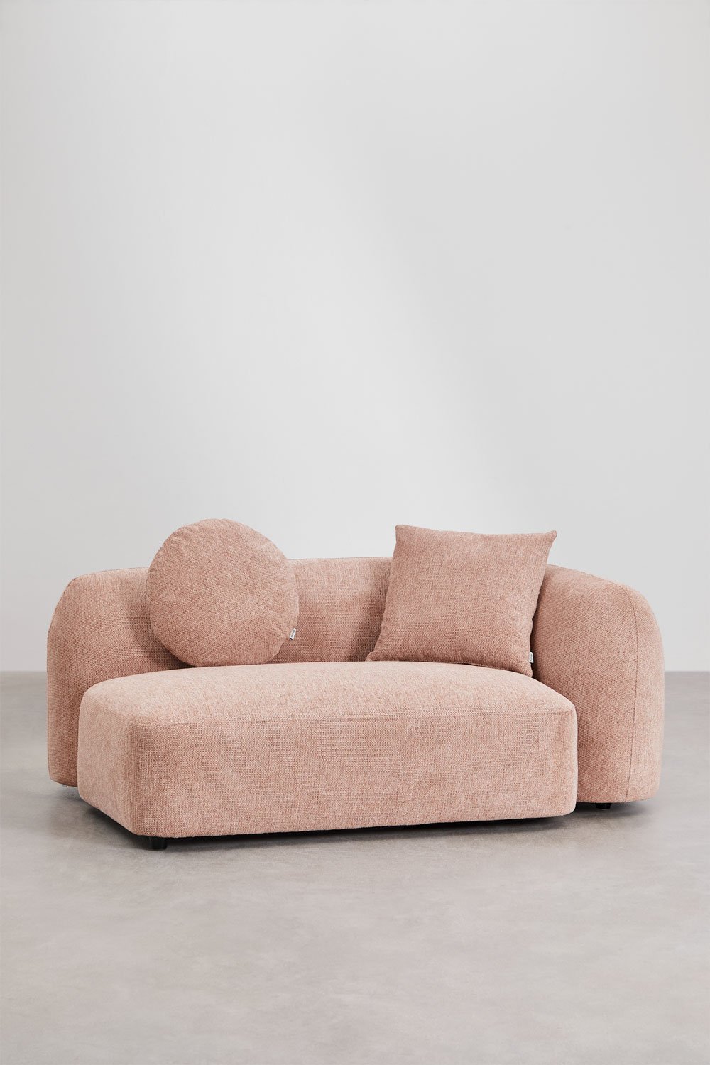 Canapé méridienne gauche modulable 4 pièces en chenille Coco, image de la galerie 9