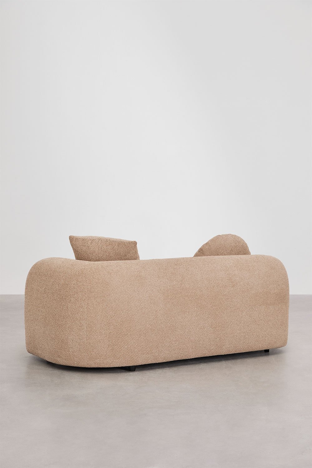 Module d'angle droit 2 places pour canapé modulable en chenille Coco, image de la galerie 4