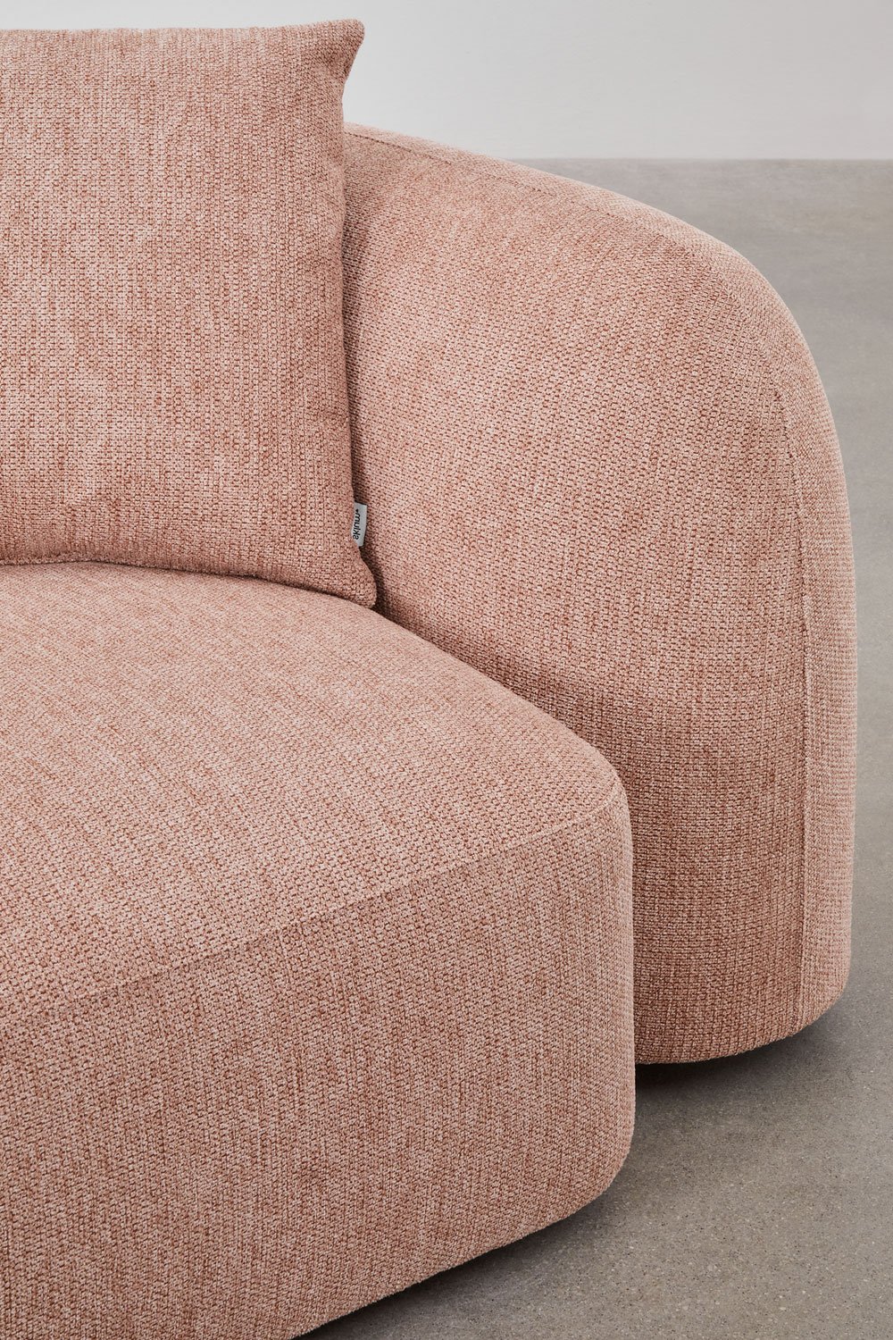 Ensemble de salon avec canapé modulable 2 pièces et canapé 3 places en chenille Coco, image de la galerie 2