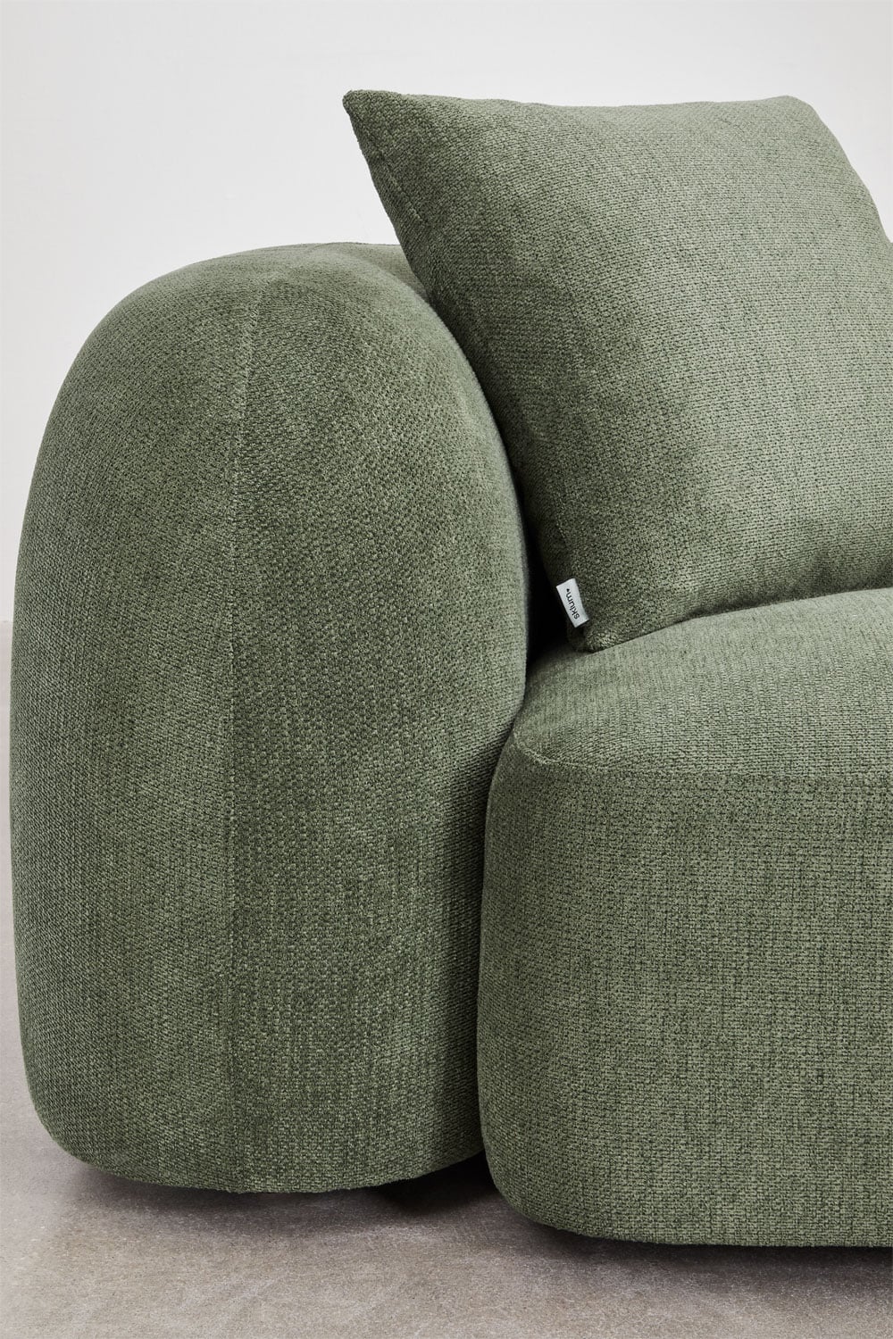 Ensemble de salon avec canapé modulable 2 pièces et canapé 3 places en chenille Coco, image de la galerie 8