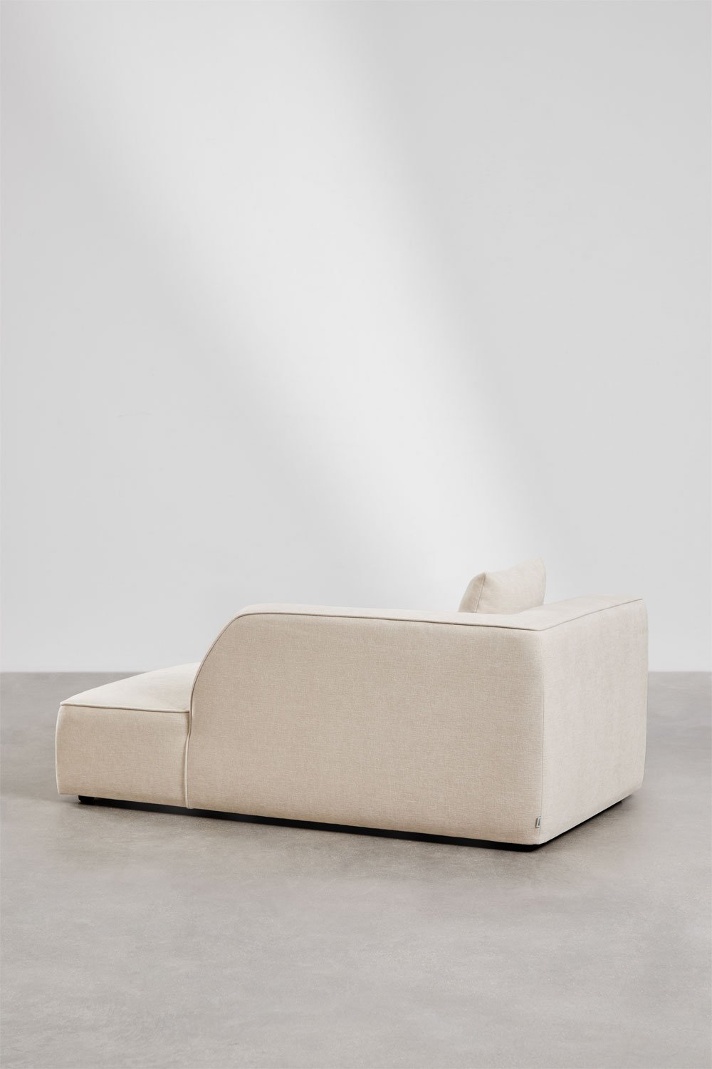 Module chaise longue droit pour canapé modulaire tapissé Cardea, image de la galerie 4