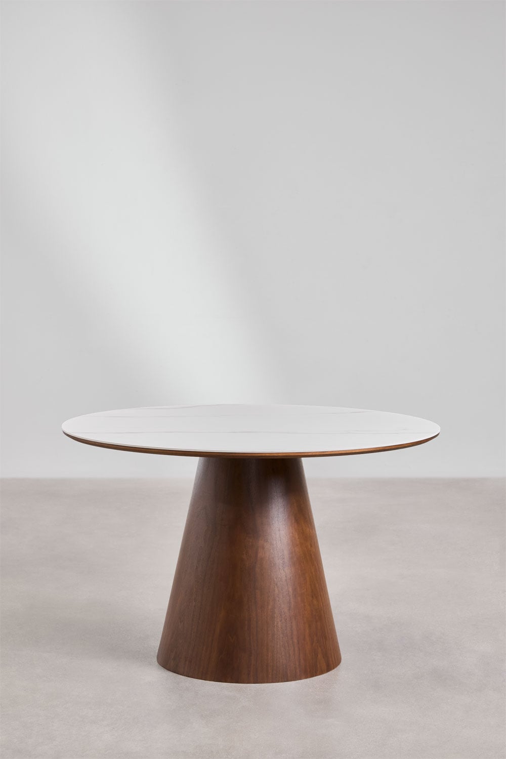 Table à manger ronde en bois Aura, image de la galerie 3