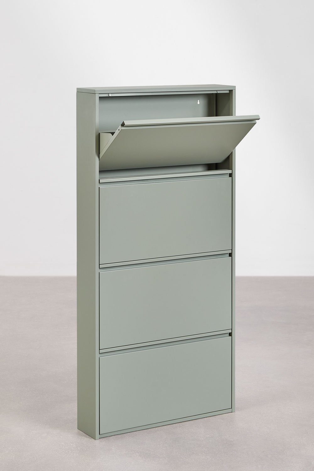 Étagère à chaussures en acier Logan, image de la galerie 4