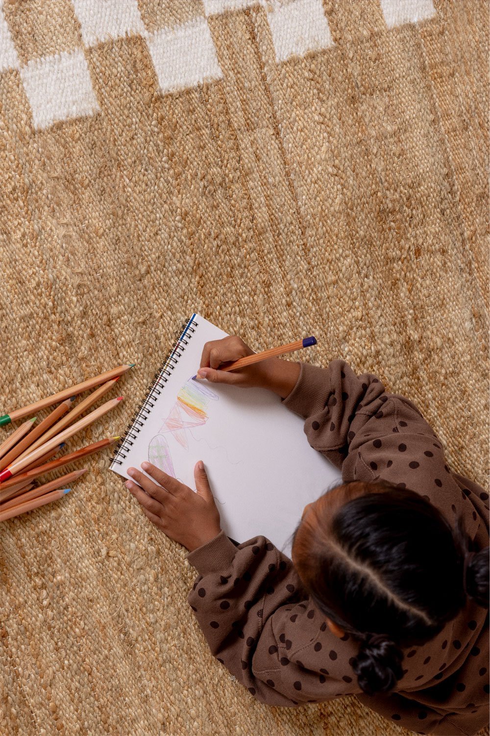 Tapis en jute et coton Luebo, image de la galerie 1