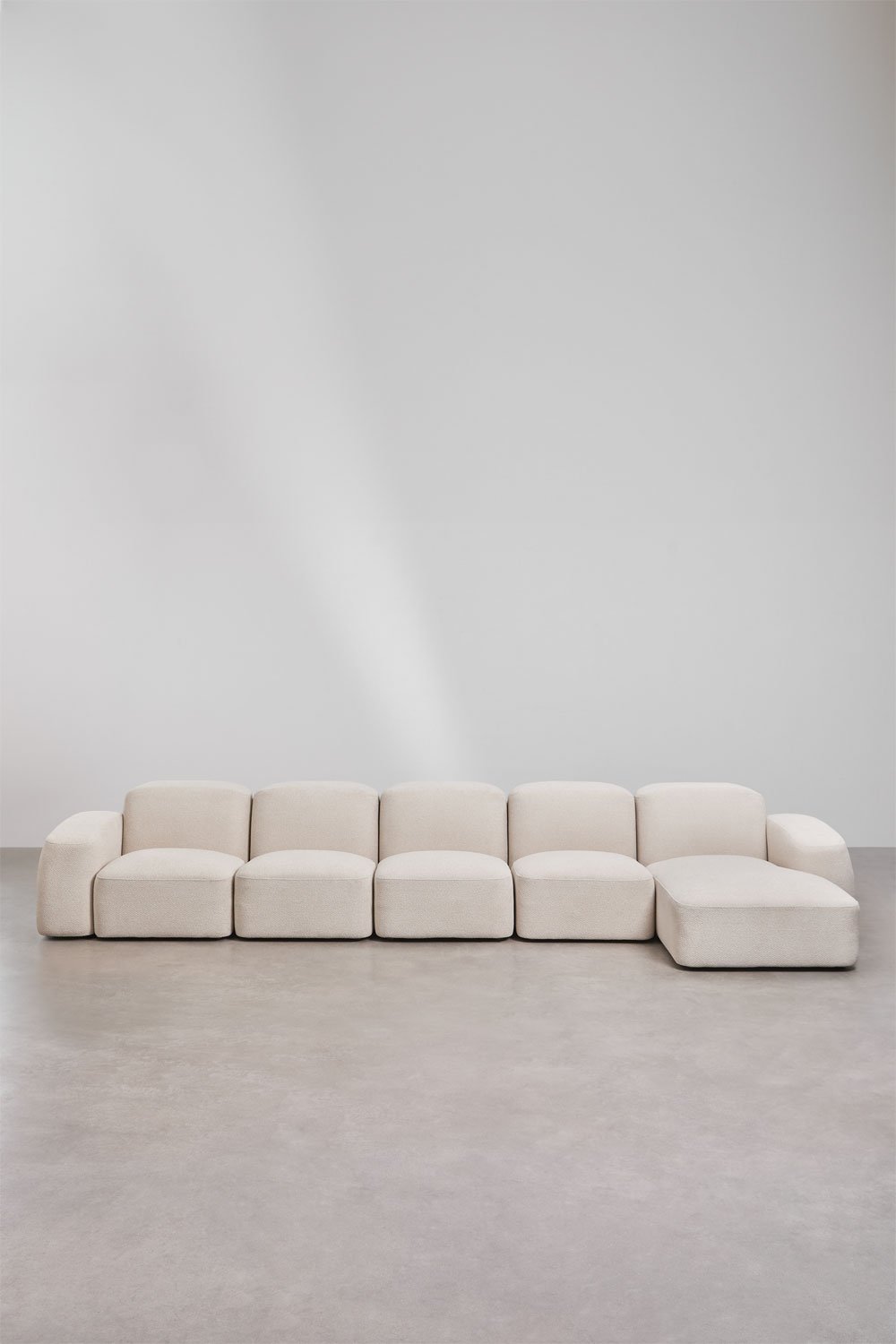 Canapé modulable méridienne droite 5 pièces Bastian, image de la galerie 4