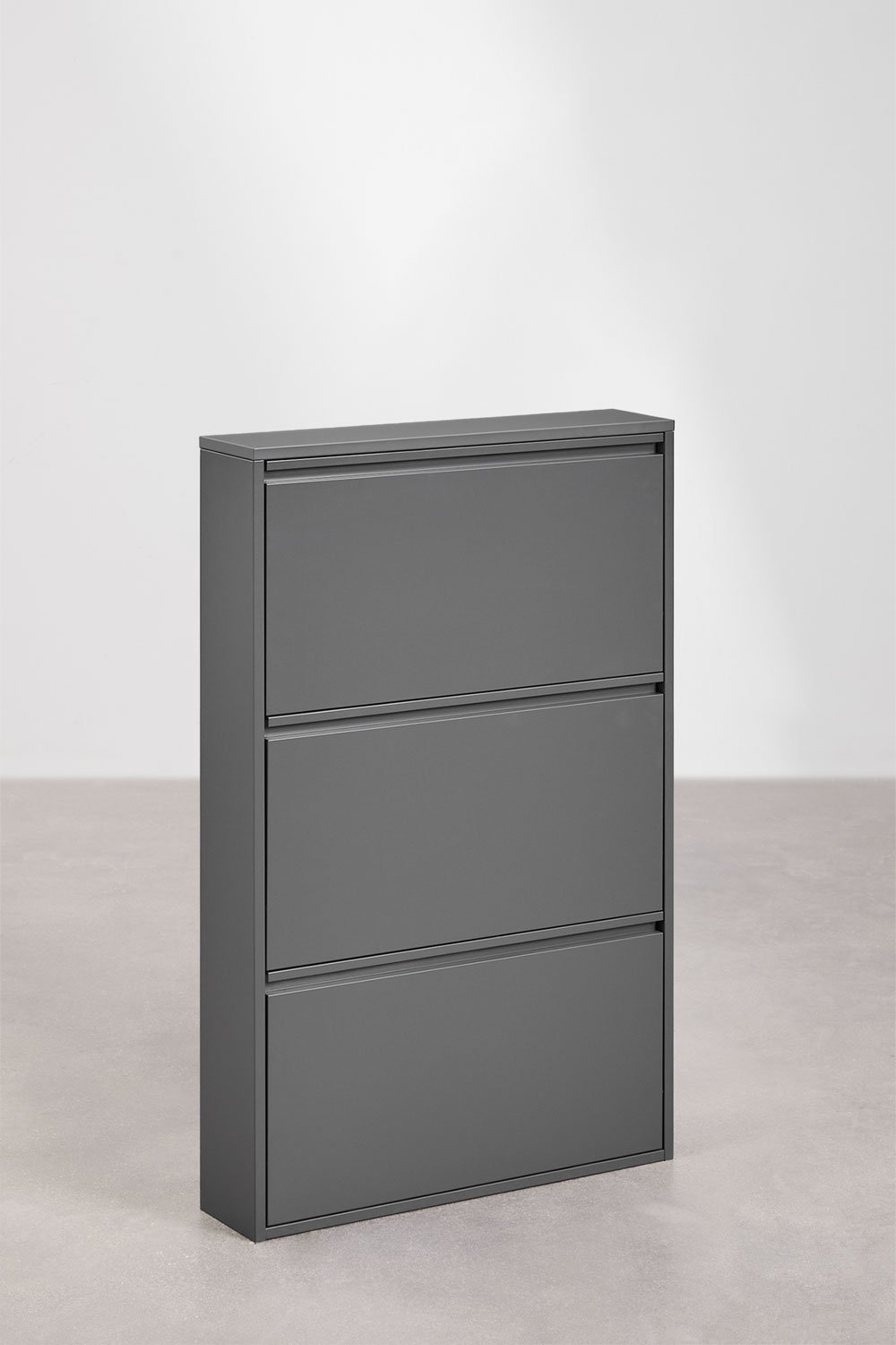 Étagère à chaussures en acier Logan, image de la galerie 1