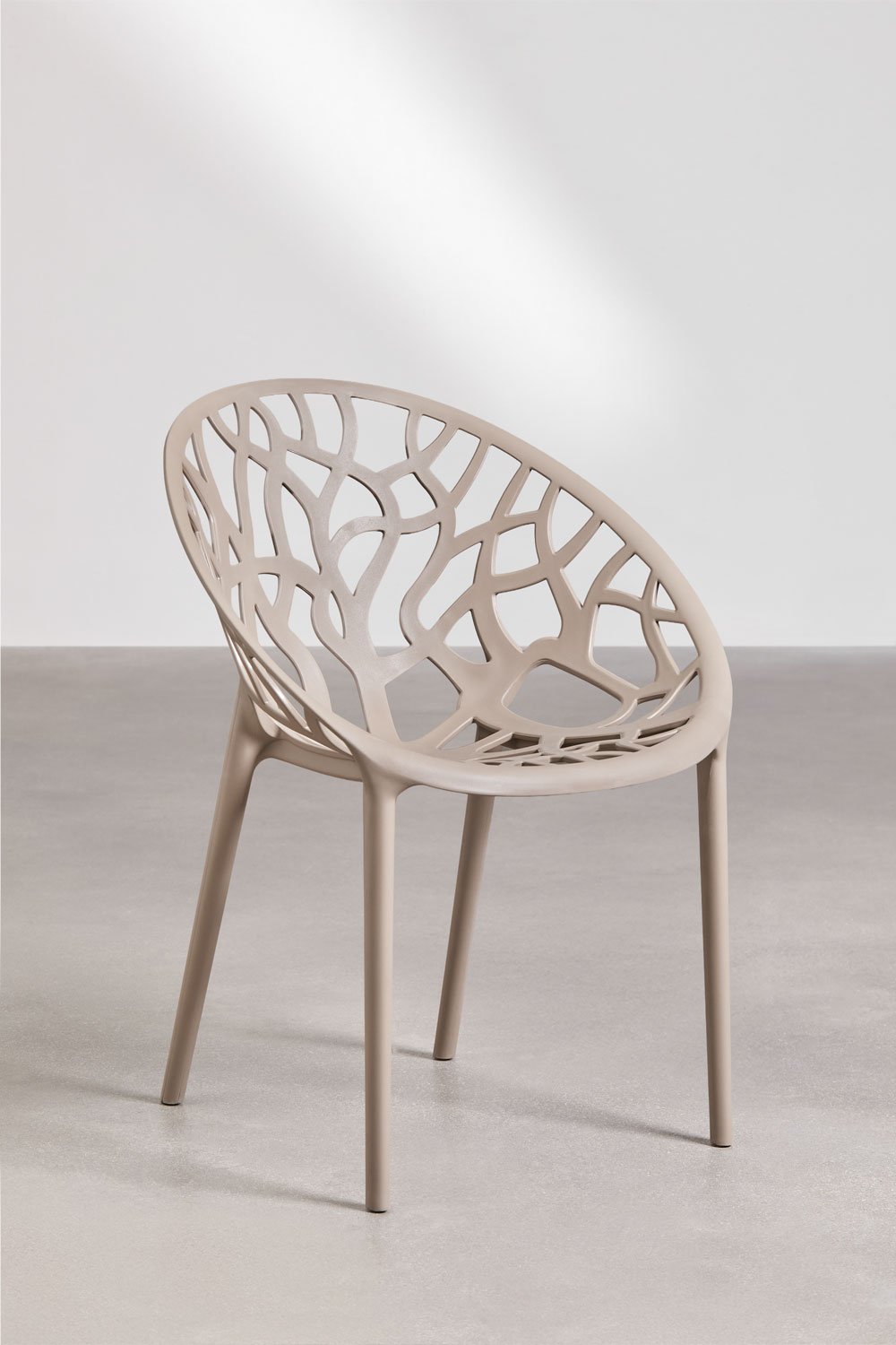Lot de 2 chaises de salle à manger empilables en polypropylène Ores, image de la galerie 1