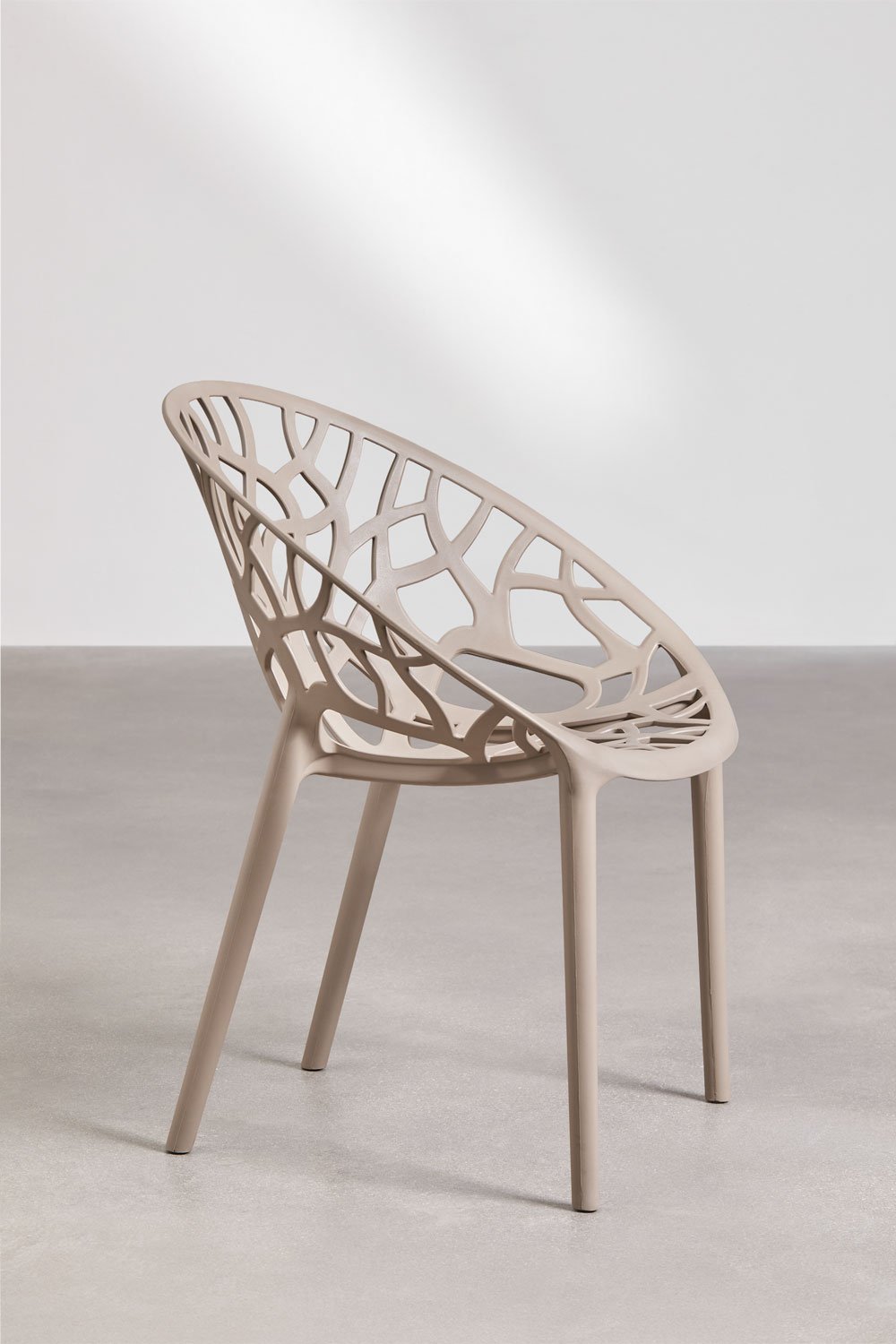 Lot de 2 chaises de salle à manger empilables en polypropylène Ores, image de la galerie 2