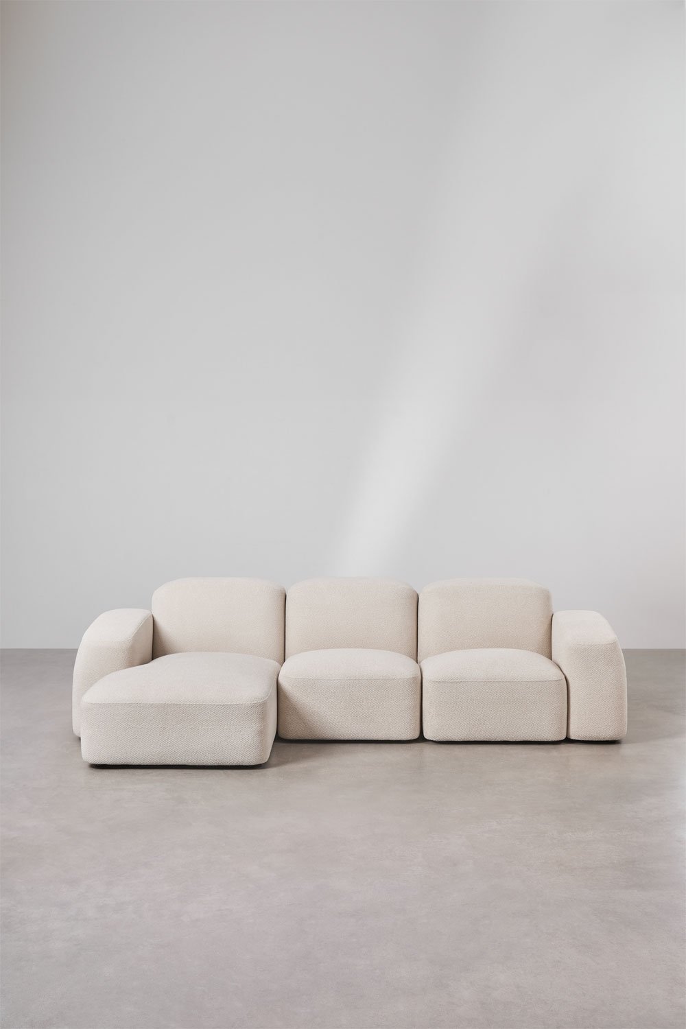 Canapé méridienne gauche modulaire 3 pièces Bastian, image de la galerie 3