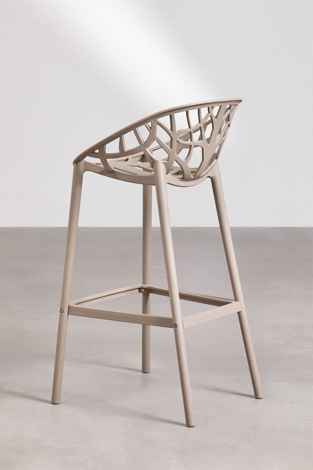 Lot de 2 tabourets hauts Ores en polypropylène, image de la galerie 3