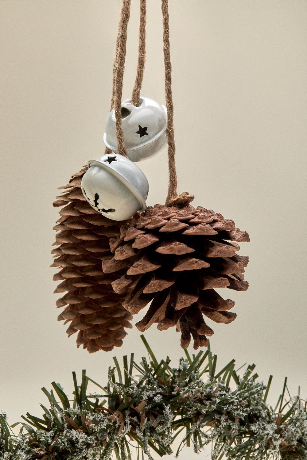 Couronne décorative de Noël en forme d'étoile Hoku, image de la galerie 2