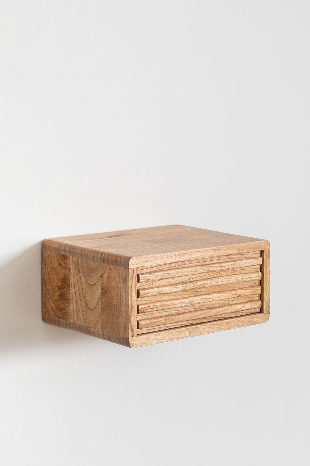 Lot de 2 tables de chevet flottantes en bois Deleyna, image de la galerie 3