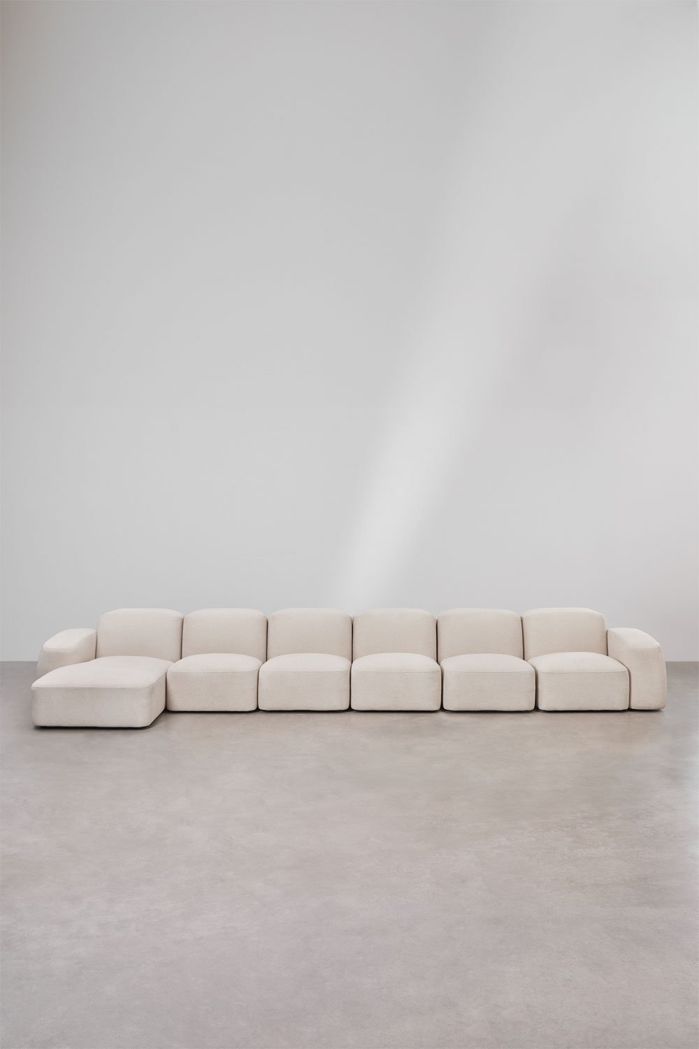 Canapé modulable Bastian 6 pièces avec méridienne gauche, image de la galerie 4