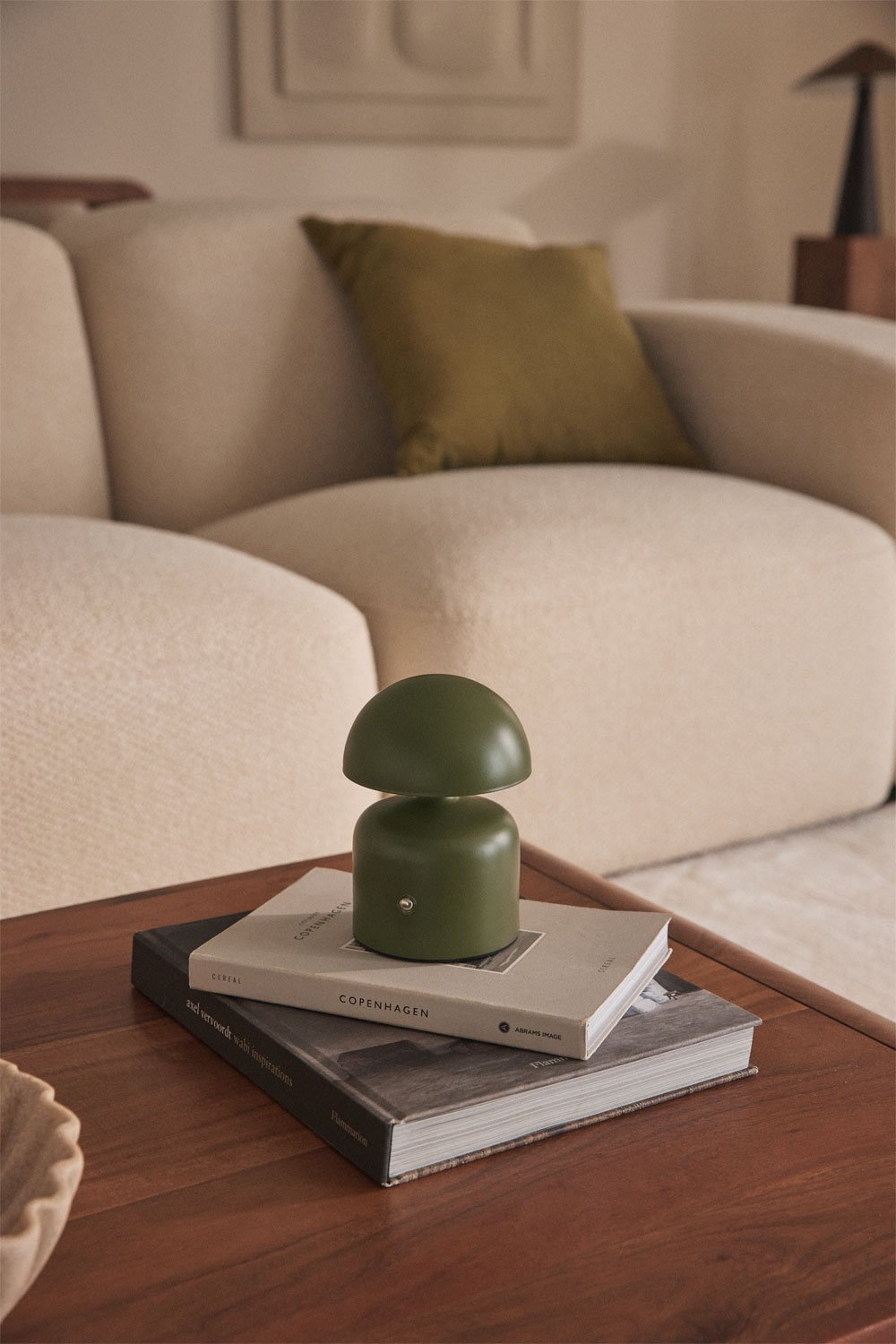 Lampe de table LED sans fil en fer Nantali, image de la galerie 1