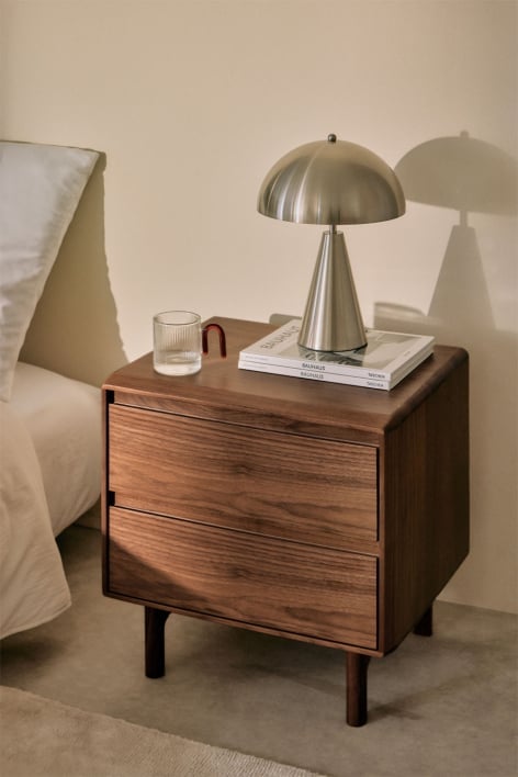 Table de chevet en bois Treveris