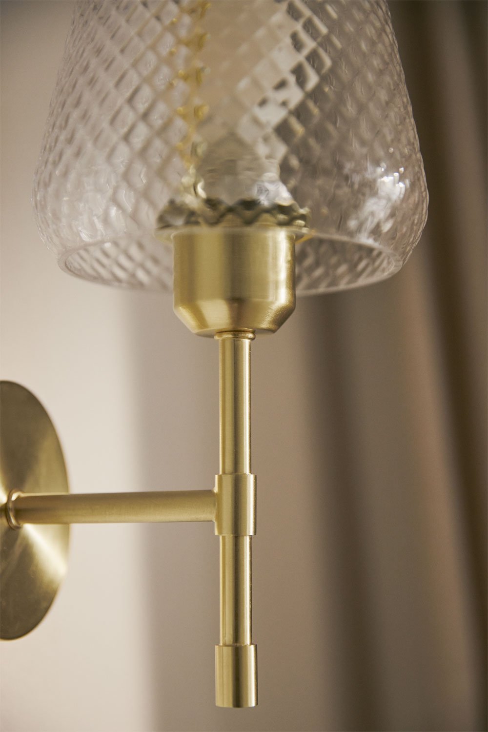Applique Taylor en fer et verre, image de la galerie 2