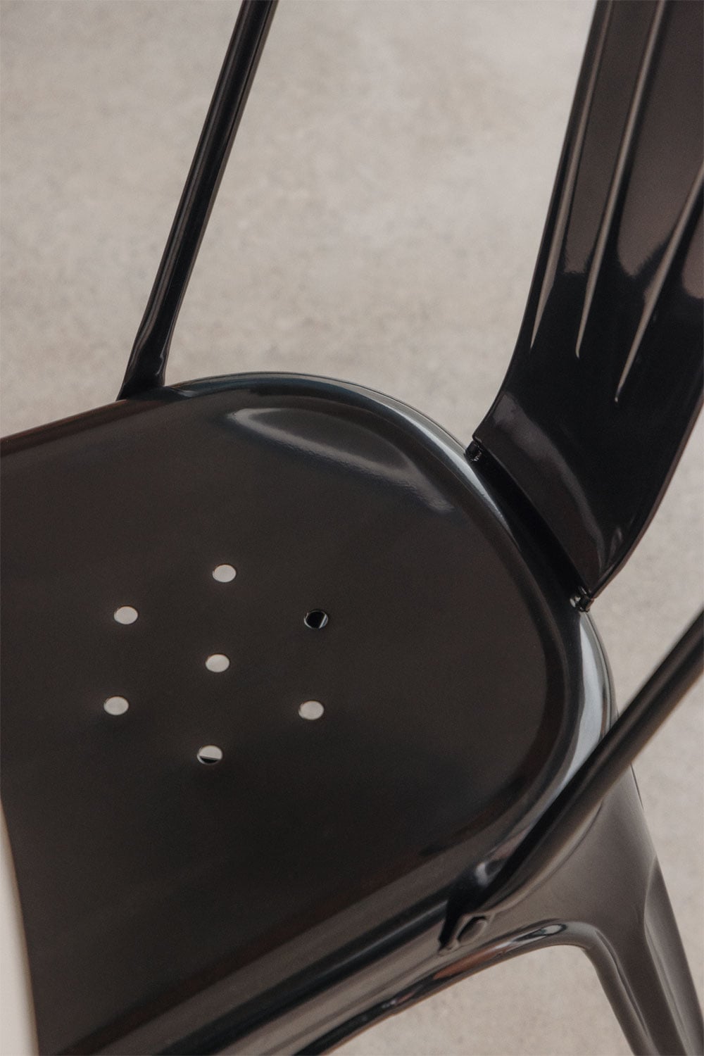 Lot de 4 chaises de salle à manger empilables Lix, image de la galerie 2