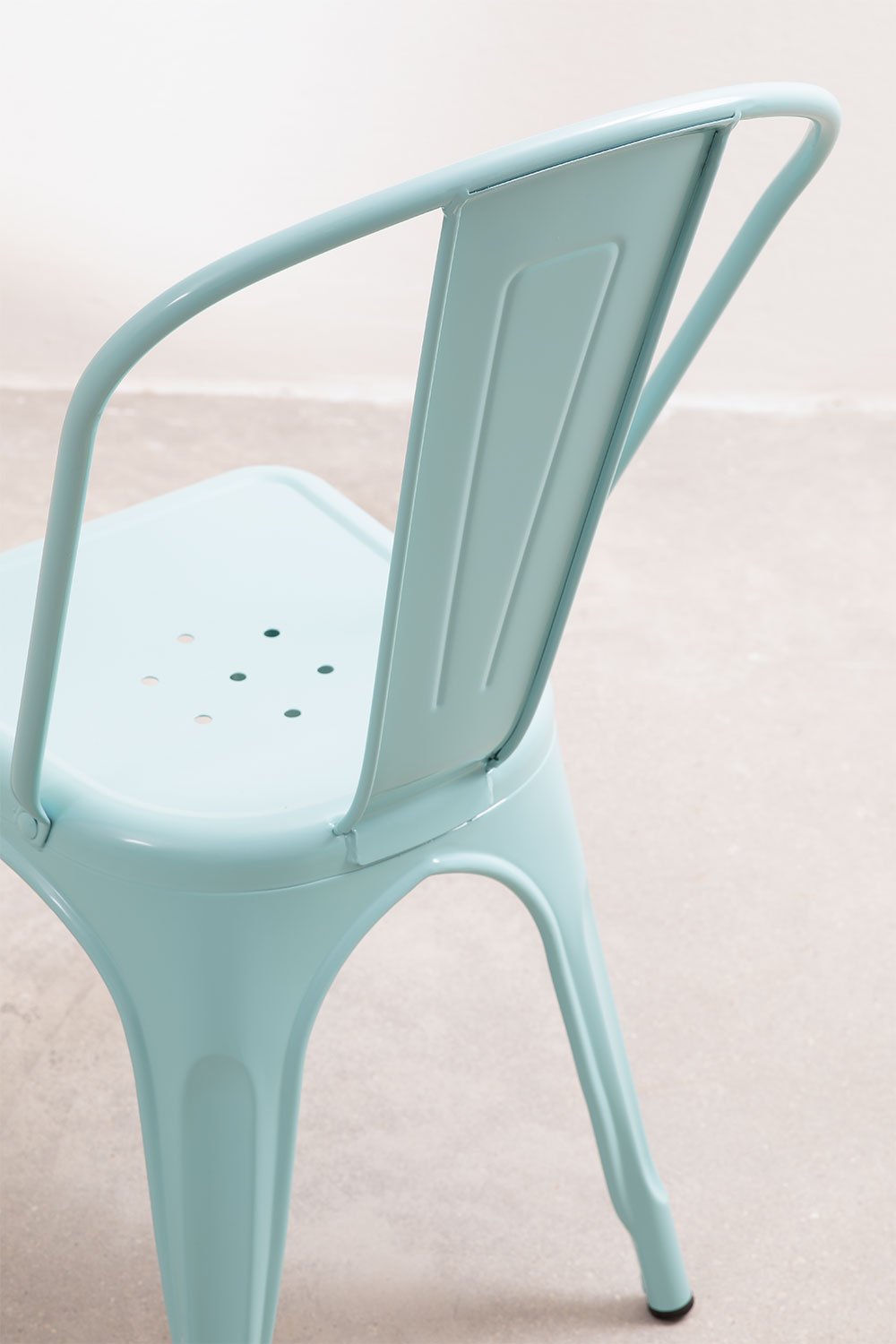 Lot de 4 chaises de salle à manger empilables Lix, image de la galerie 7
