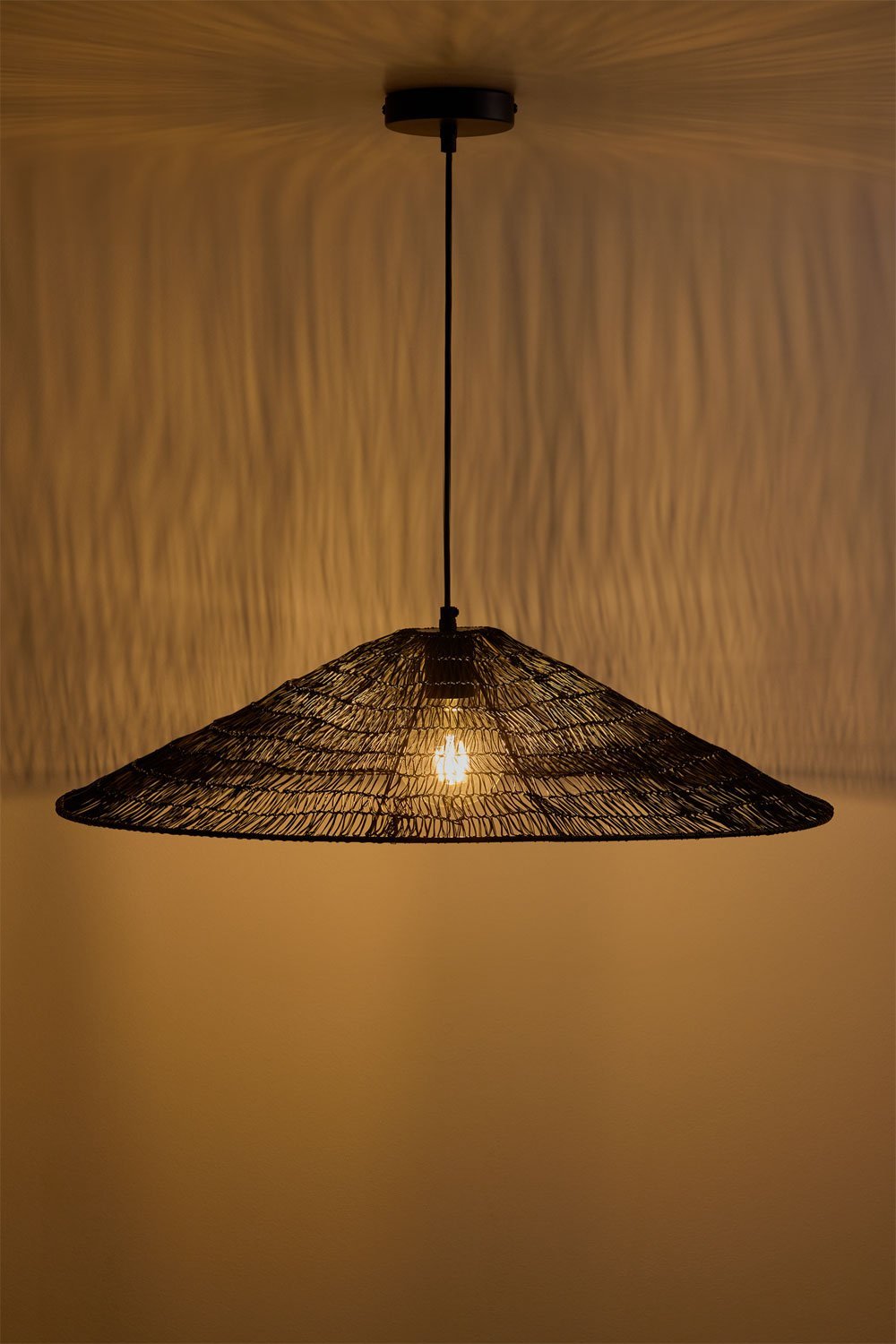 Plafonnier Benilde en fer Ø65 cm, image de la galerie 3