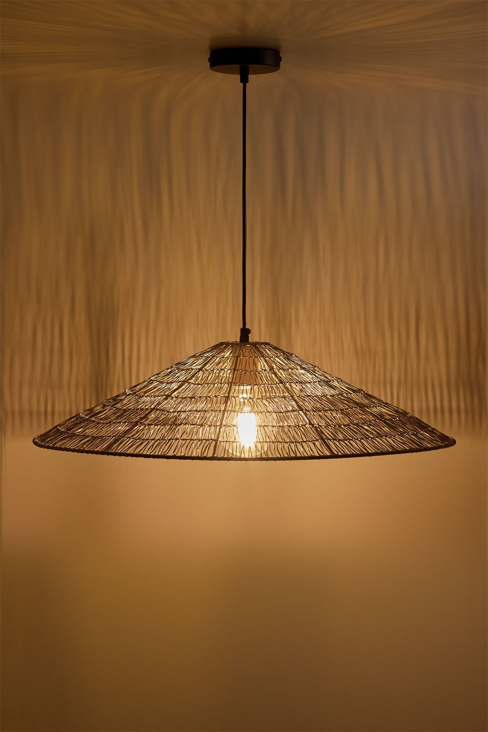 Lampe suspendue Ø65 cm en fer Benilde, image de la galerie 4