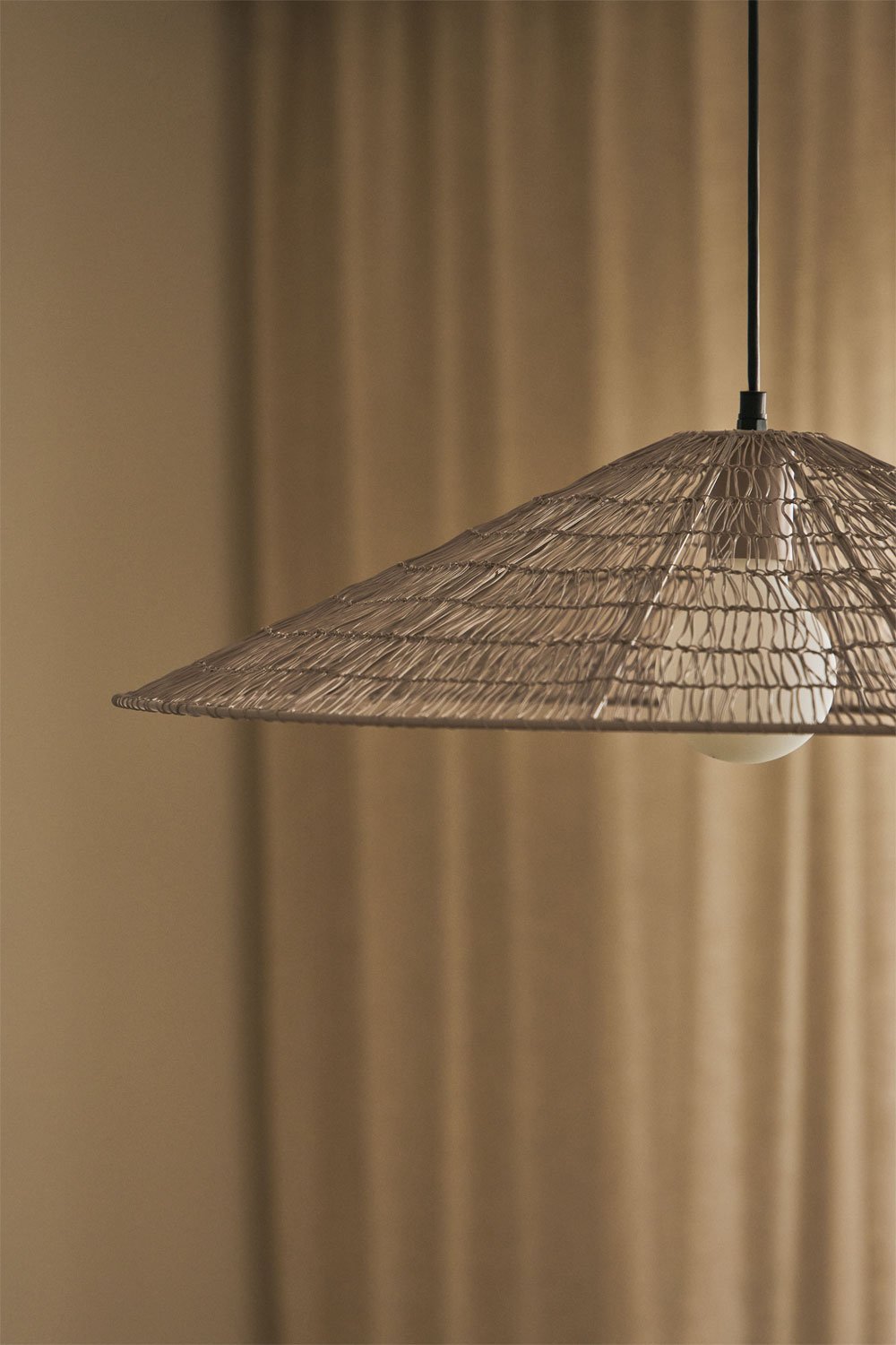 Plafonnier Benilde en fer Ø65 cm, image de la galerie 2