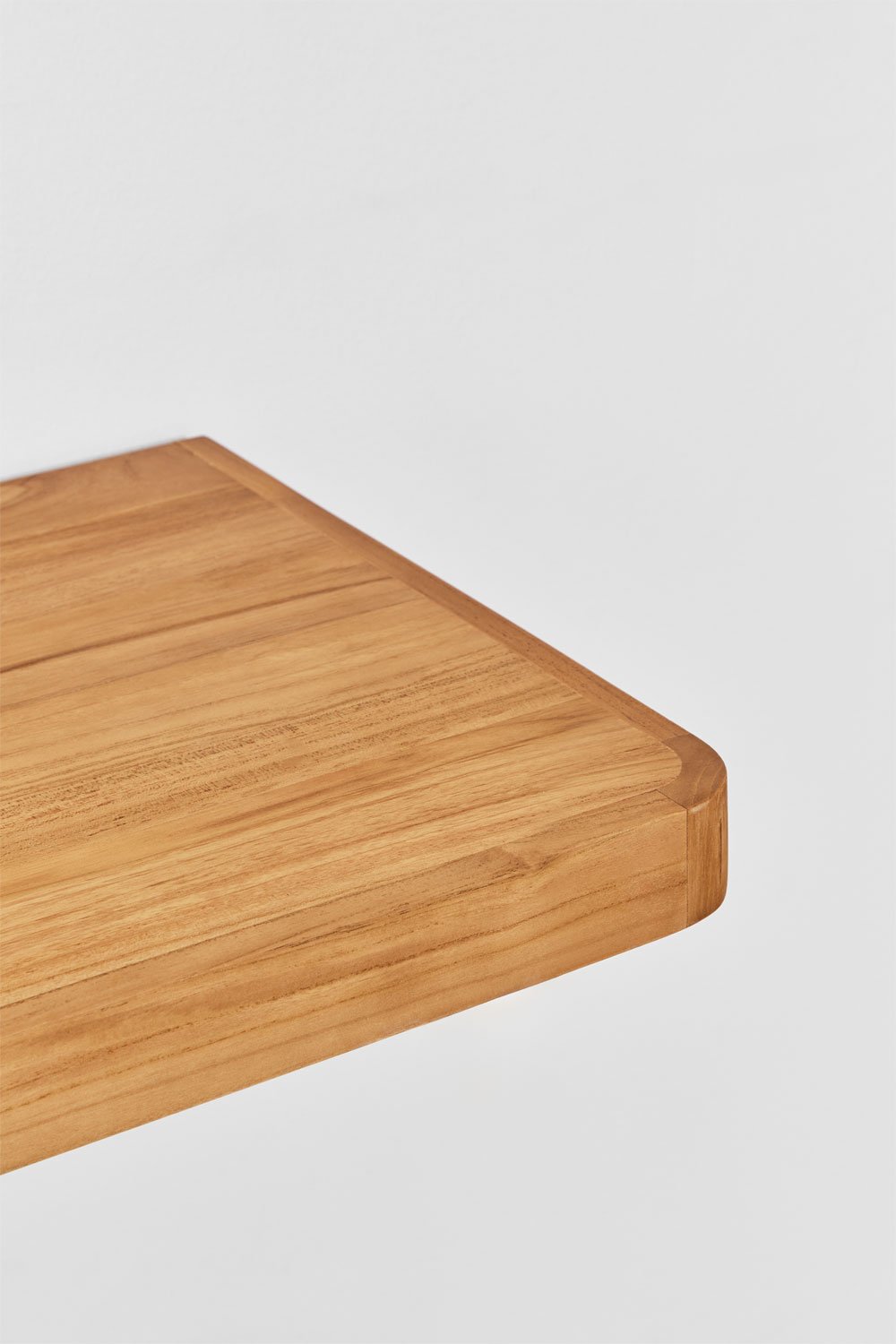 Ensemble meuble de salle de bain suspendu 130x45 cm en bois de teck Neill, image de la galerie 6
