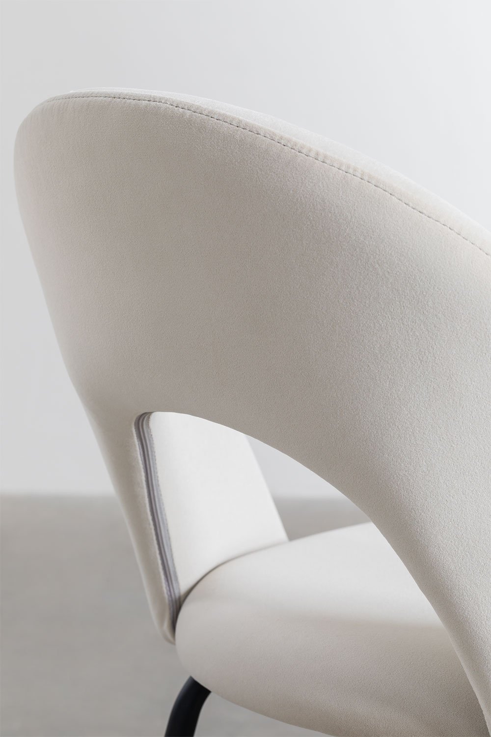 Chaise de salle à manger rembourrée Glorys, image de la galerie 4