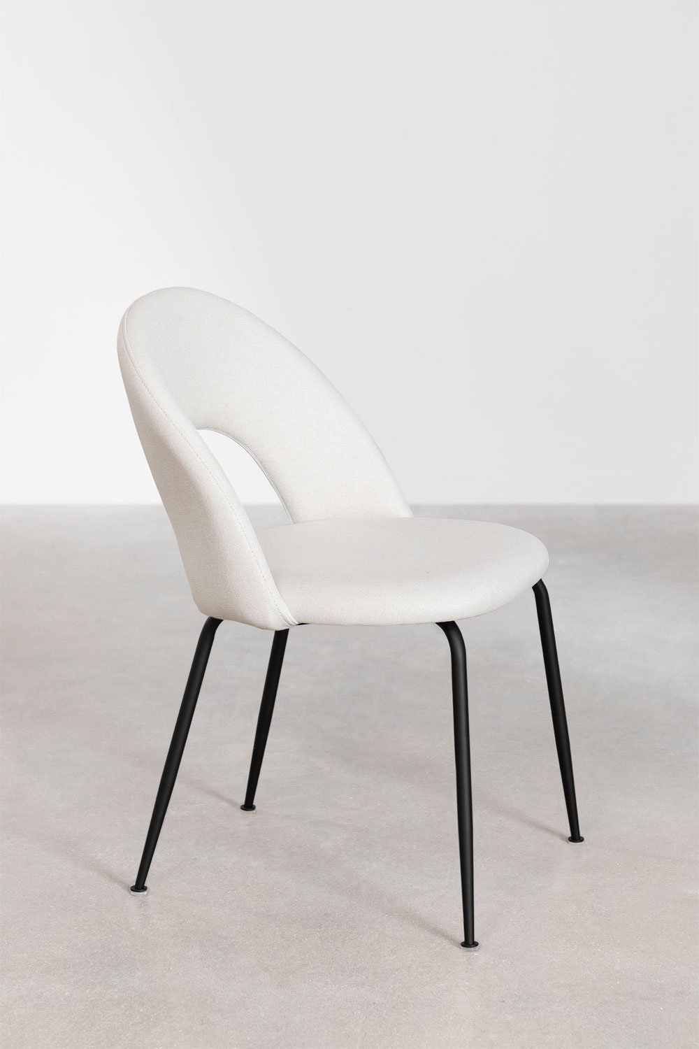 Chaise de salle à manger rembourrée Glorys, image de la galerie 2