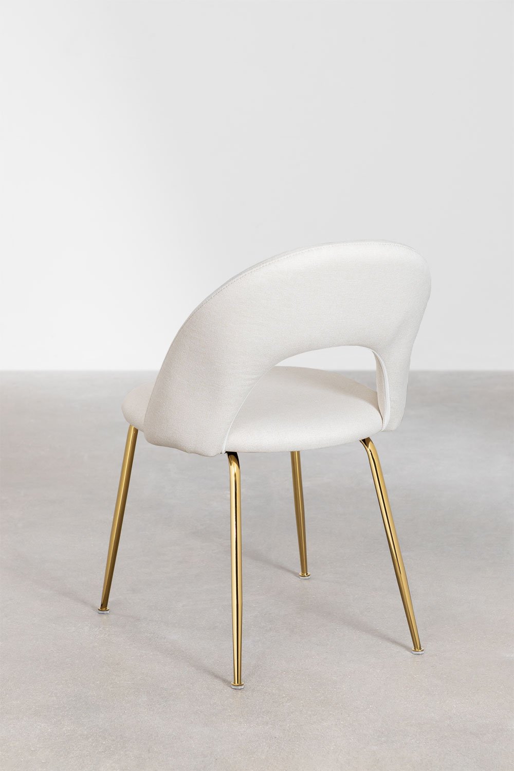 Pack de 2 chaises de salle à manger rembourrées Glorys, image de la galerie 3