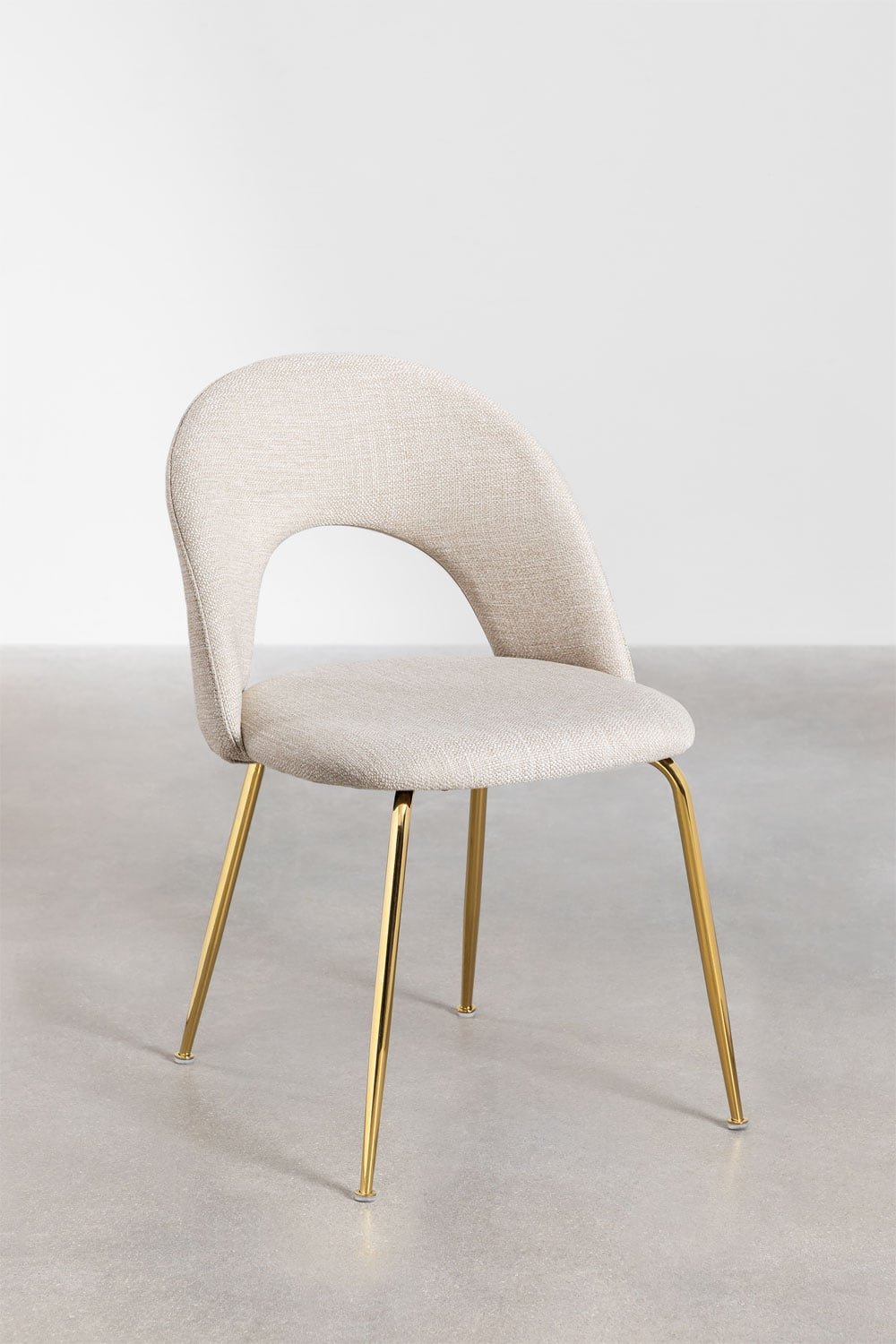 Pack de 4 chaises de salle à manger rembourrées Glorys, image de la galerie 1