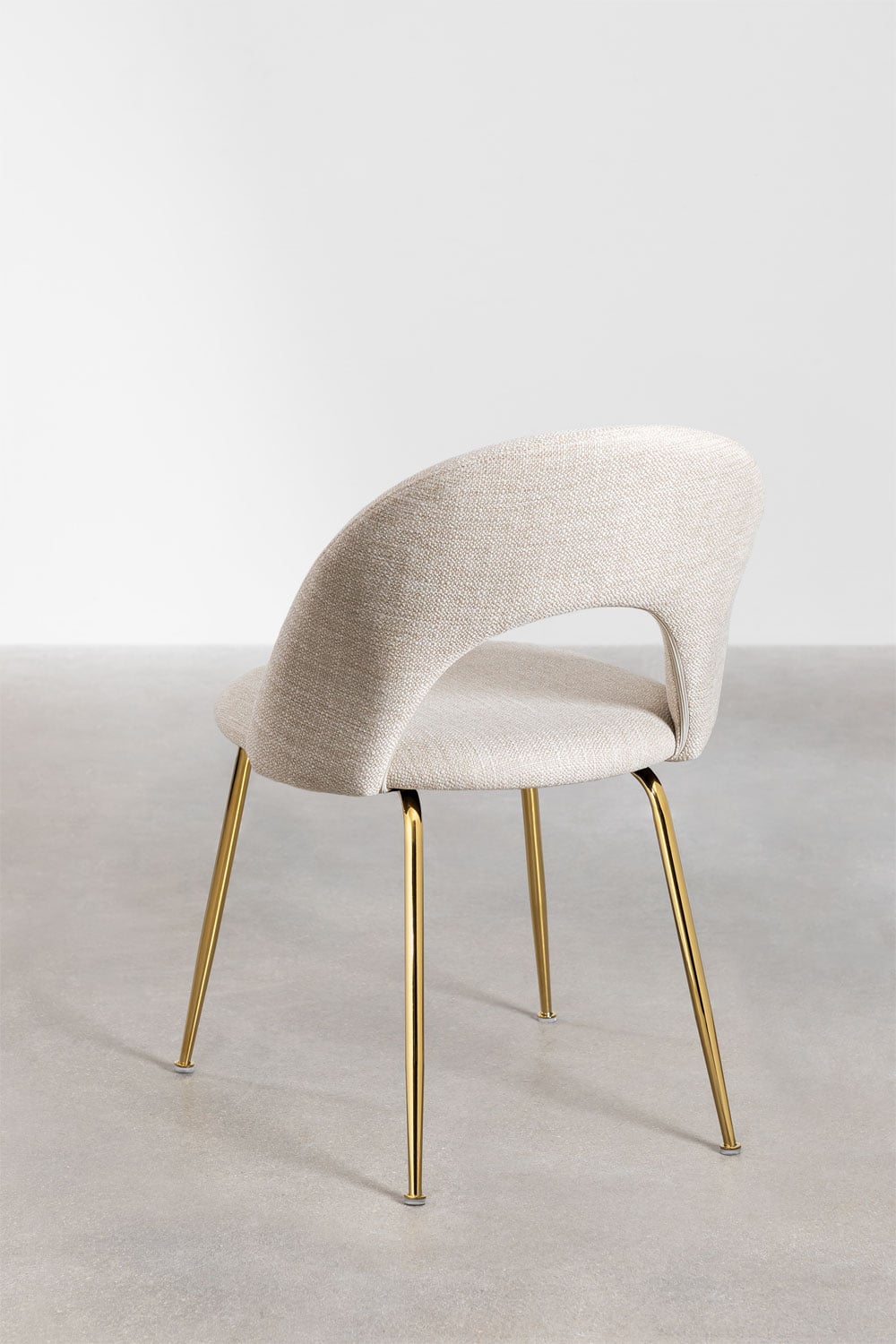 Pack de 4 chaises de salle à manger rembourrées Glorys, image de la galerie 3