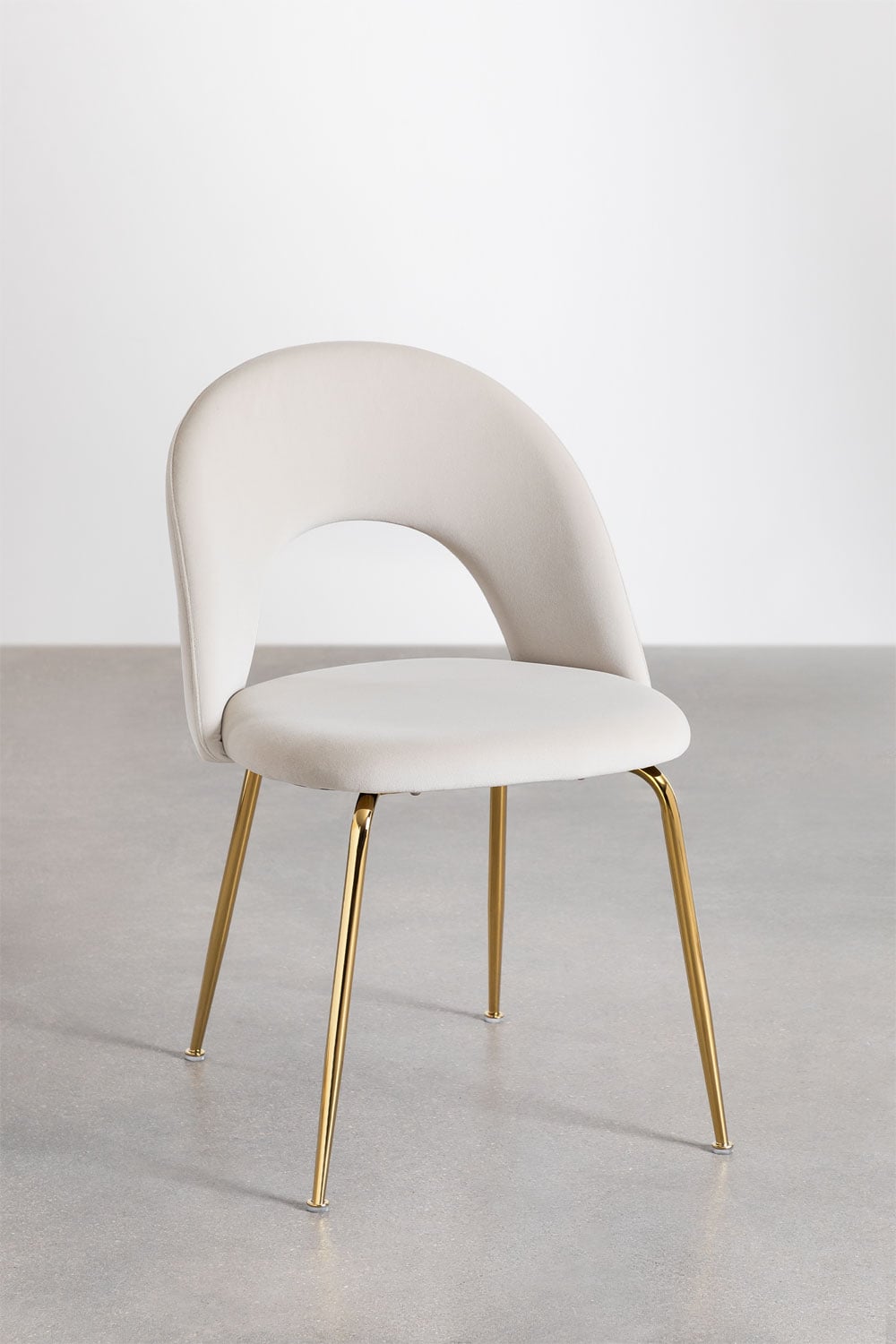 Pack de 4 chaises de salle à manger rembourrées Glorys, image de la galerie 1