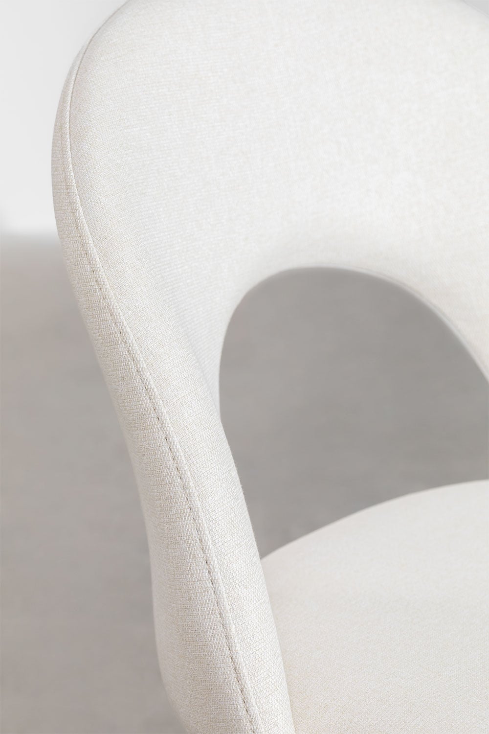 Pack de 4 chaises de salle à manger rembourrées Glorys, image de la galerie 4