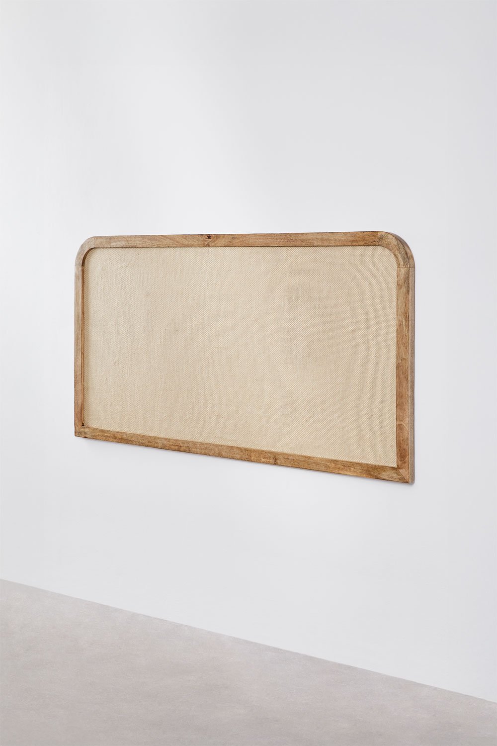 Tête de lit en bois de manguier, MDF et jute Abrams, image de la galerie 3