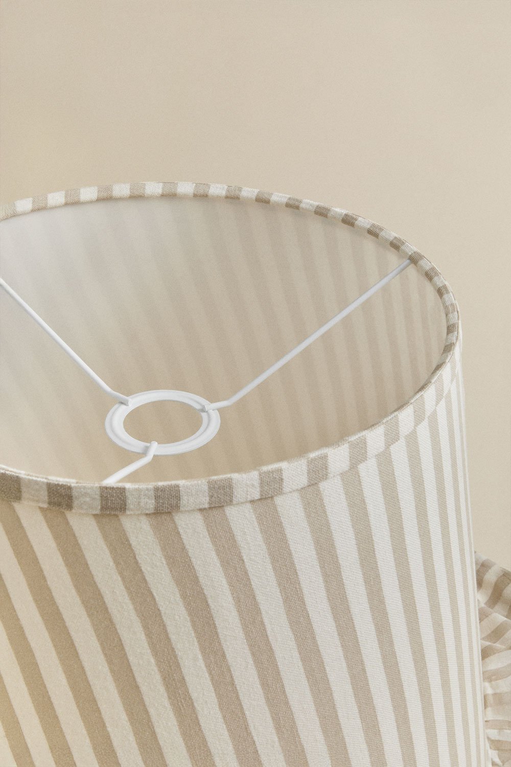 Abat-jour Ø40 cm en coton Gedra, image de la galerie 3