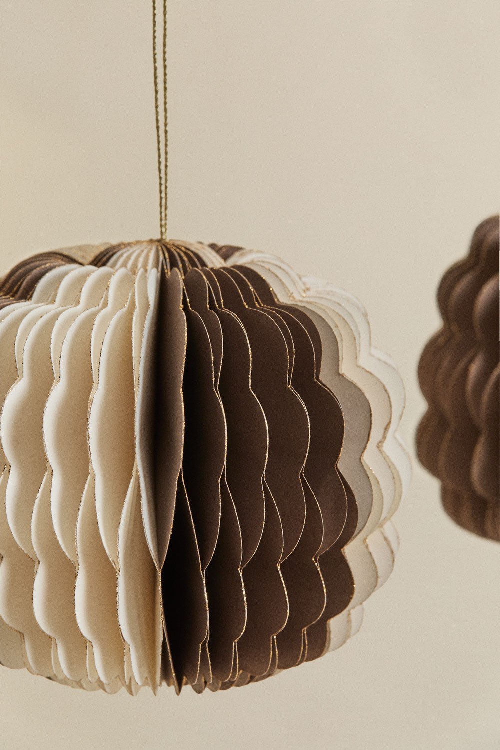 Lot de 3 décorations de Noël en papier Briluma, image de la galerie 4