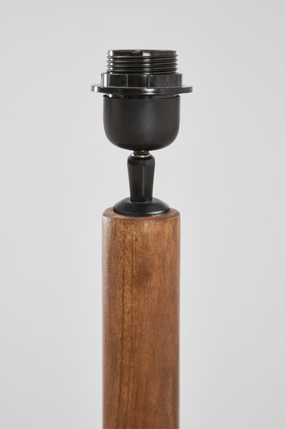 Pied de lampadaire 125 cm en bois de manguier d'Adélaïde, image de la galerie 2