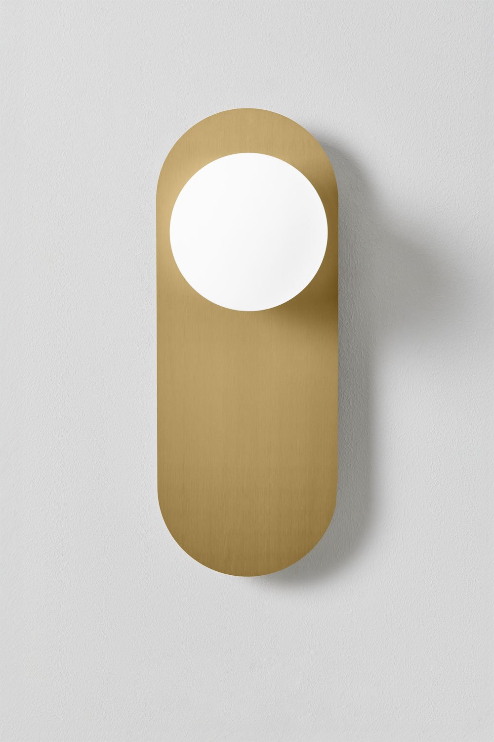 Applique de salle de bain en acier inoxydable et verre Nacariel, image de la galerie 3