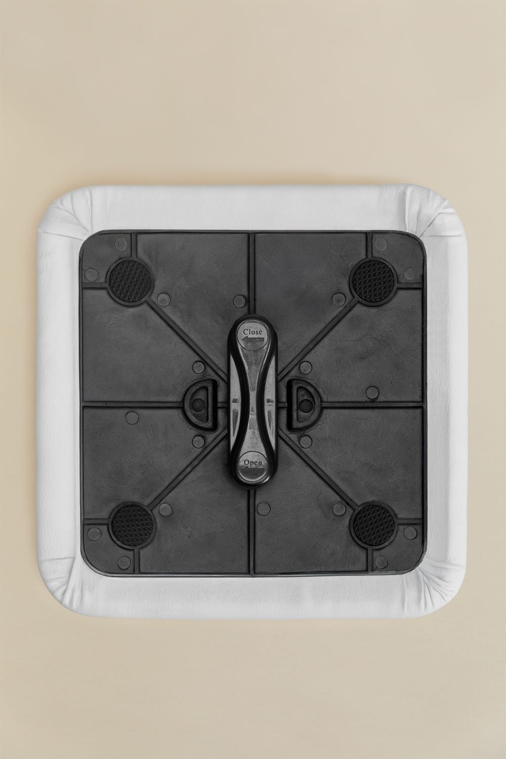 Coussin de tabouret Lix en simili cuir, image de la galerie 3