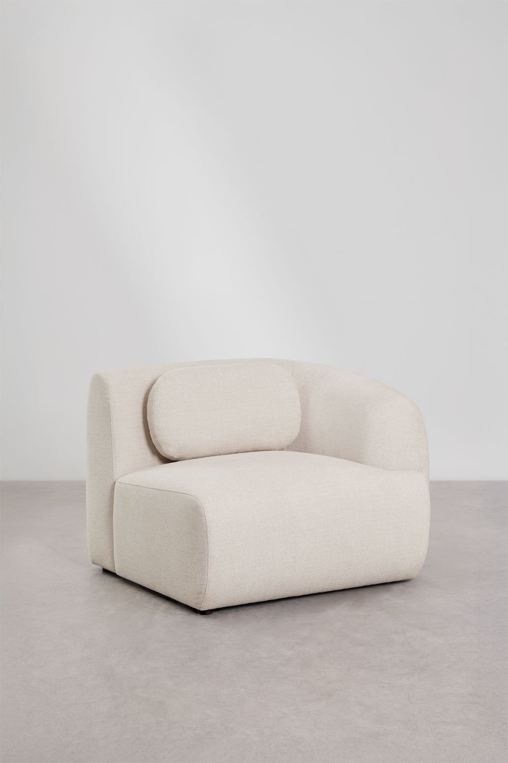 Module d'angle droit pour canapé modulable en chenille Coquette, image de la galerie 1